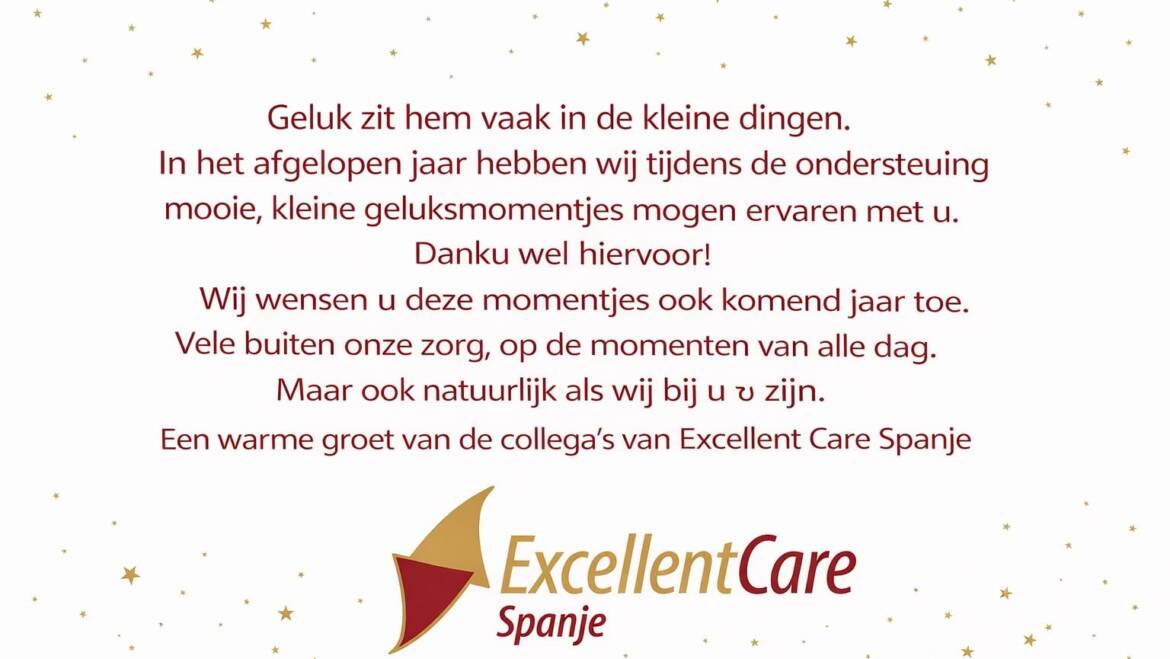 Nieuwjaarswens voor onze thuiszorgklanten