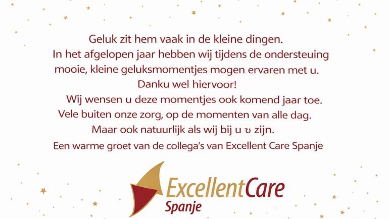 Nieuwjaarswens voor onze thuiszorgklanten